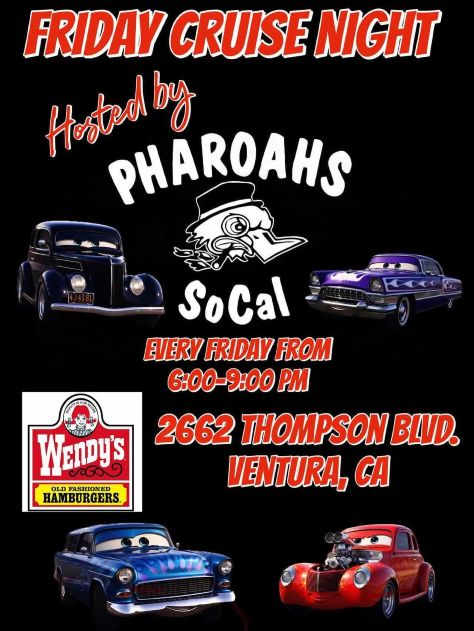 Ventura Friday Cruise Night flyer